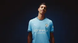 Vitor Reis, zagueiro do Manchester City-ING. Foto: Divulgação/Manchester City.