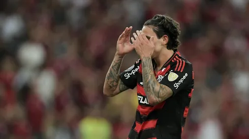 RJ - RIO DE JANEIRO - 28/05/2025 - COPA LIBERTADORES 2025, FLAMENGO X DEPORTIVO TACHIRA - Pedro jogador do Flamengo durante partida contra o Deportivo Tachira no estadio Maracana pelo campeonato Copa Libertadores 2025. Foto: Thiago Ribeiro/AGIF