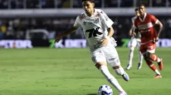 SP - SANTOS - 01/05/2025 - COPA DO BRASIL 2025, SANTOS X CRB - Mateus Xavier jogador do Santos durante partida contra o CRB no estadio Vila Belmiro pelo campeonato Copa Do Brasil 2025. Foto: Marcello Zambrana/AGIF