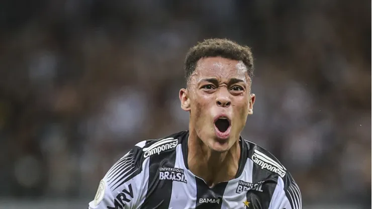 Jovem promessa, Bruninho, com a camisa do Atlético Mineiro (Foto: Divulgação/Atlético Mineiro)