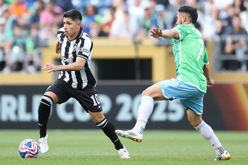 Botafogo venceu o Seattle Sounders na estreia no Mundial de Clubes. Foto: Vitor Silva/Botafogo