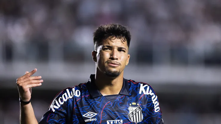 Marcos Leonardo é revelado pelo Santos - Foto: Abner Dourado/AGIF.