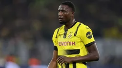 Serhou Guirassy, camisa 9 do Borussia Dortmund durante partida contra o Fluminense na estreia do Mundial de Clubes Fifa 2025