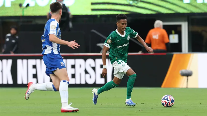 Palmeiras empatou com o Porto na estreia pelo Mundial de Clubes. Foto: Cesar Greco/Palmeiras