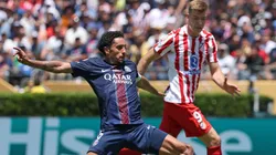 Marquinhos foi titular na vitória do PSG diante do Atlético de Madrid (Photo by Harry How)
