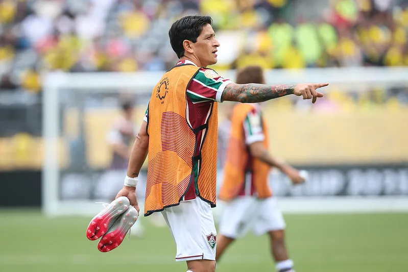 Cano começou a partida contra o Borussia no banco. Foto: Marcelo Gonçalves/Fluminense FC