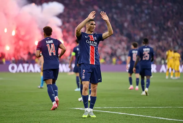 Achraf Hakimi, do PSG, é uma das estrelas que pode ser uma dor de cabeça do BotafogoFoto: Justin Setterfield/Getty Images