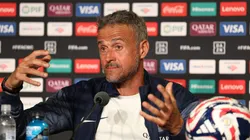 Luis Enrique na coletiva desta quarta-feira (18).