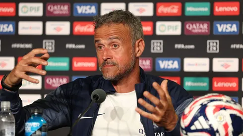 Luis Enrique na coletiva desta quarta-feira (18).