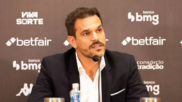 Novo diretor executivo Admar Lopes. Fotos: Matheus Lima/Vasco.