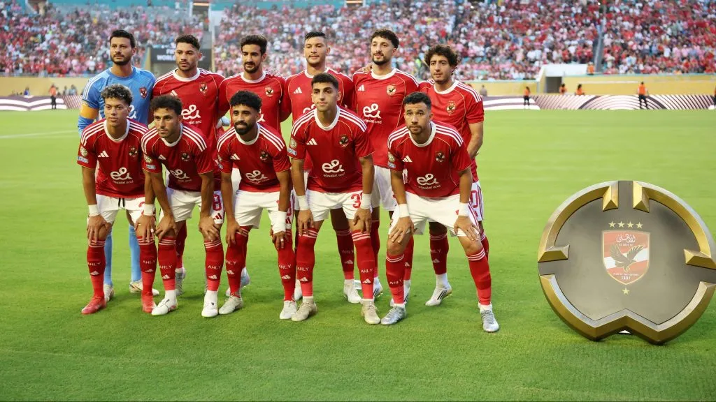 Equipe do Al Ahly contra o Inter Miami