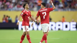 Ashour e Trezeguet pelo Al Ahly (Photo by Megan Briggs/Getty Images)