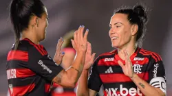 Flamengo vai enfrentar o Palmeiras nas quartas - Foto: Paula Reis/Flamengo