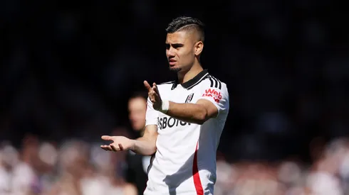 LONDON, ENGLAND - MARCH 29: Andreas Pereira of Fulham during the Emirates FA Cup Quarter Final match between Fulham and Crystal Palace at Craven Cottage on March 29, 2025 in London, England. (Photo by Alex Davidson/Getty Images)