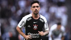 Igor Coronado jogador do Corinthians durante partida contra o Santos no estádio Arena Corinthians pelo campeonato Brasileiro A 2025.