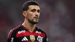 RJ - RIO DE JANEIRO - 01/06/2025 - BRASILEIRO A 2025, FLAMENGO X FORTALEZA - Arrascaeta jogador do Flamengo durante partida contra o Fortaleza no estadio Maracana pelo campeonato Brasileiro A 2025. Foto: Thiago Ribeiro/AGIF