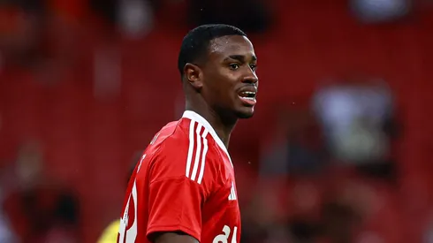 Ricardo Mathias após marcar pelo Inter na Série A