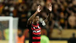 Bruno comemorando lance contra o Espérance-TUN