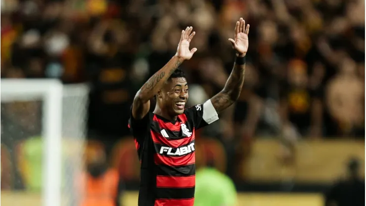 Bruno comemorando lance contra o Espérance-TUN