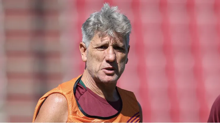 Renato durante treino do Flu na Carolina do Sul