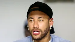Neymar durante jogo do Peixe na Vila Belmiro.