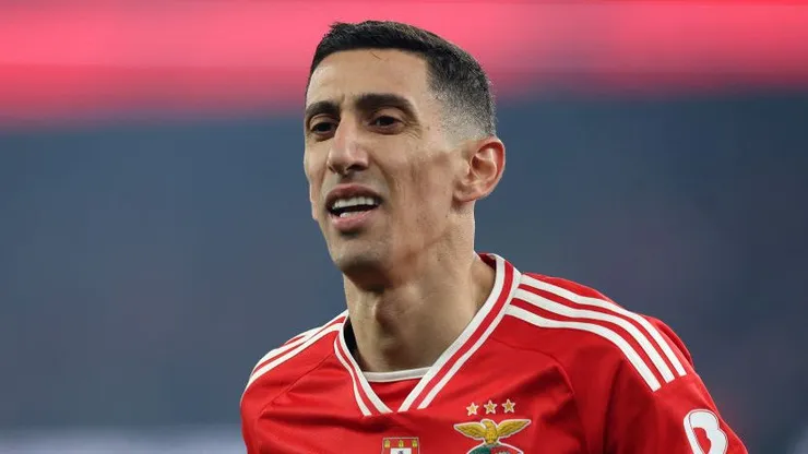 Di Maria pelo Benfica. Foto: Carlos Rodrigues/Getty Images