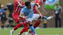 Omar Marmoush pelo Manchester City. Foto: Action Plus Sports Images / Alamy Stock Photo