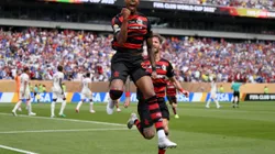 PHILADELPHIA, PENNSYLVANIA - JUNE 20: Bruno Henrique #27 of CR Flamengo celebrates scoring his team's first goal during the FIFA Club World Cup 2025 group D match between CR Flamengo and Chelsea FC at Lincoln Financial Field on June 20, 2025 in Philadelphia, Pennsylvania. (Photo by David Ramos/Getty Images)