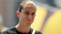 Treinador antes da partida contra o Chelsea. Photo by David Ramos/Getty Images