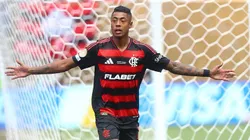 Bruno Henrique comemora seu gol no Mundial de Clubes. Foto: Gilvan de Souza/Flamengo