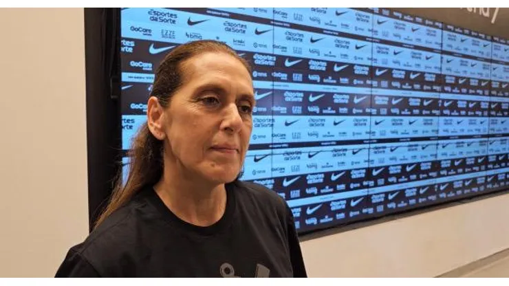 Iris Sesso revelou como estão as conversas para renovação de atletas do Corinthians. Foto: Matheus Quintino/Meu Timão