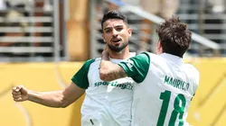Flaco López deixou sua marca no último jogo. Foto: Cesar Greco/Palmeiras.