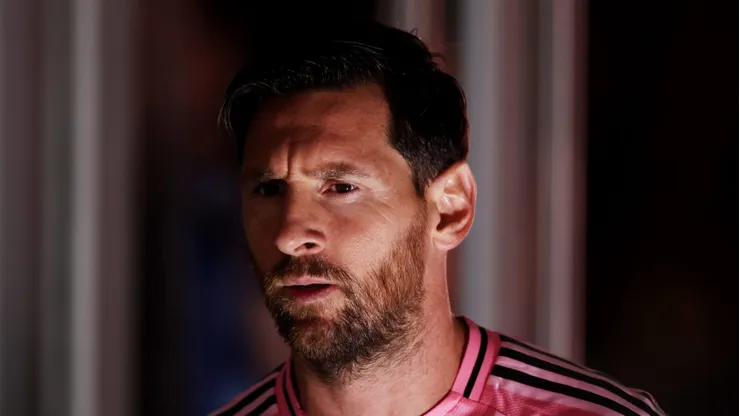 Lionel Messi durante partida contra o Porto