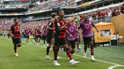 Bruno Henrique celebra gol marcado. Foto: Gilvan de Souza/Flamengo.