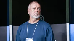 Mano Menezes técnico do Grêmio durante partida contra o Godoy Cruz no estádio Arena do Grêmio pelo campeonato Copa Sul-americana 2025.
