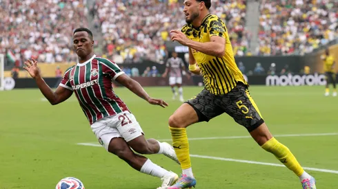 Fluminense em campo contra o Borussia Dortmund pelo Mundial (Photo by Francois Nel/Getty Images)
