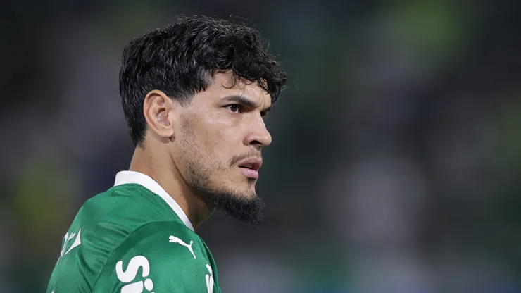Gustavo Gómez, jogador do Palmeiras. Foto: Ettore Chiereguini/AGIF.