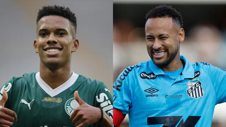 Estêvão e Neymar - Foto: Getty Images