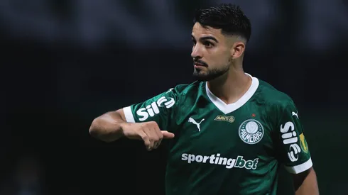 Flaco López em ação pelo Palmeiras. Foto: Ettore Chiereguini/AGIF