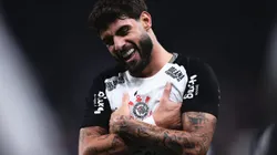 Yuri Alberto jogador do Corinthians comemora seu gol durante partida contra o Internacional - Foto: Ettore Chiereguini/AGIF