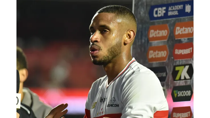 SP - SAO PAULO - 12/06/2025 - BRASILEIRO A 2025, SAO PAULO X VASCO - Andre Silva jogador do Sao Paulo, durante partida contra o Vasco no estadio do Morumbis, pelo Campeonato Brasileiro A 2025. Foto: Jota Erre/AGIF