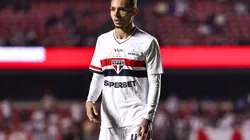 SP - SAO PAULO - 02/05/2025 - BRASILEIRO A 2025, SAO PAULO X FORTALEZA - Matheus Alves jogador do Sao Paulo durante partida contra o Fortaleza no estadio Morumbi pelo campeonato Brasileiro A 2025. Foto: Fabio Giannelli/AGIF