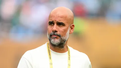 Guardiola durante a estreia do City no Super Mundial