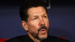 Simeone durante partida de La Liga 24/25.