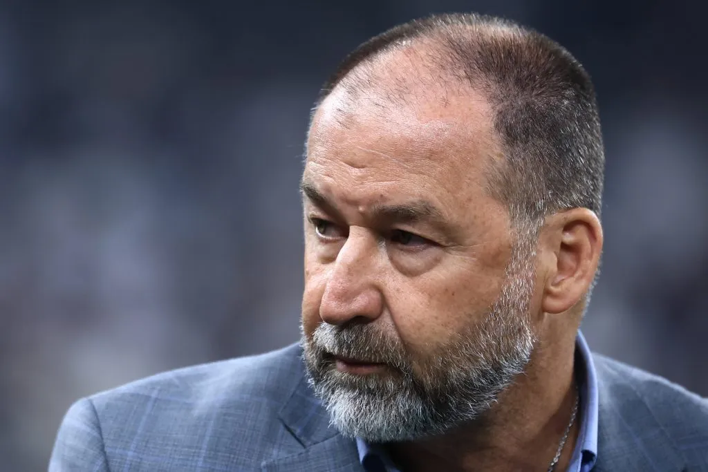 SP – SAO PAULO – 21/05/2025 – COPA DO BRASIL 2025, CORINTHIANS X NOVORIZONTINO – Augusto Melo presidente do Corinthians durante partida contra o Novorizontino no estadio Arena Corinthians pelo campeonato Copa Do Brasil 2025. Foto: Marcello Zambrana/AGIF