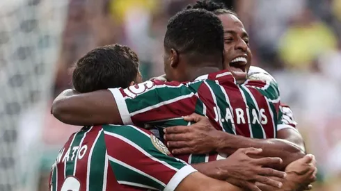 Jogadores do Fluminense comemorando contra o Ulsan - Foto: Reprodução/Fluminense