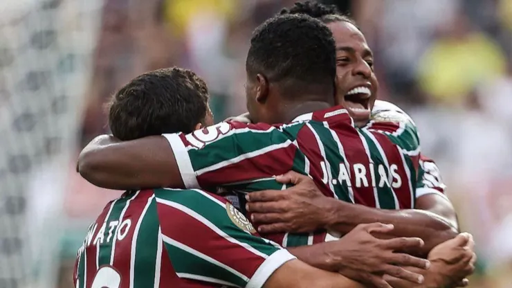 Jogadores do Fluminense comemorando contra o Ulsan - Foto: Reprodução/Fluminense