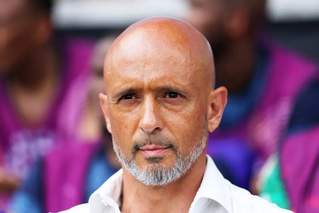 ORLANDO, FLORIDA – JUNE 17: Miguel Cardoso, Head Coach of Mamelodi Sundowns FC, looks on prior to the FIFA Club World Cup 2025 group F match between Ulsan HD FC and Mamelodi Sundowns FC at Inter&Co Stadium on June 17, 2025 in Orlando, Florida. (Photo by Dan Mullan/Getty Images)