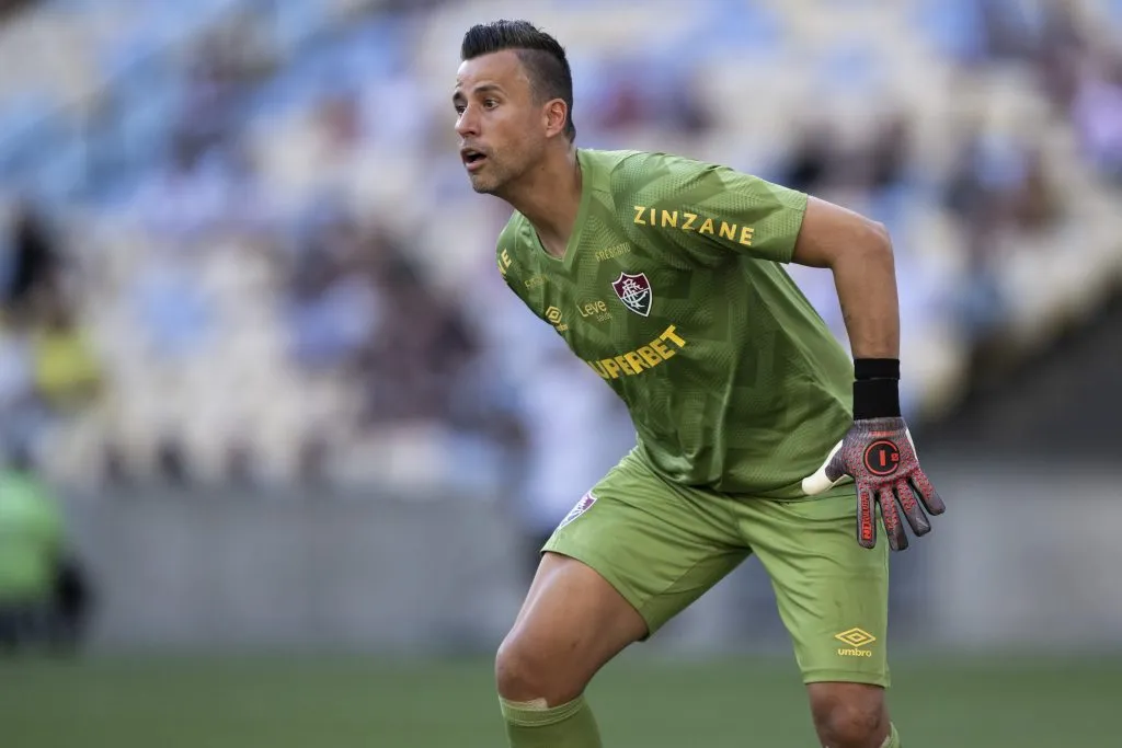 RJ – RIO DE JANEIRO – 16/02/2025 – CARIOCA 2025, FLUMINENSE X NOVA IGUACU – Fabio goleiro do Fluminense durante partida contra o Nova Iguacu no estadio Maracana pelo campeonato Carioca 2025. Foto: Jorge Rodrigues/AGIF
