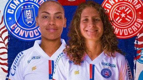 Camila Barbosa e Wendy, do Bahia, convocadas. Foto: Divulgação/EC Bahia